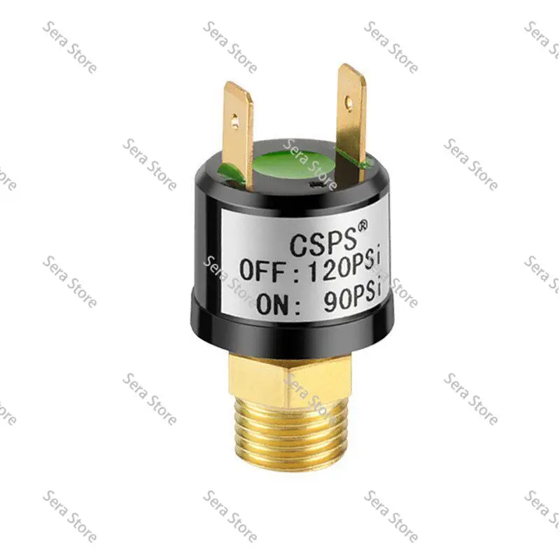 AC110-220V 90-120PSI Vacuum Pump Water Pump Air Compressor Air Pressure Switch Normally Open Normally Closed
