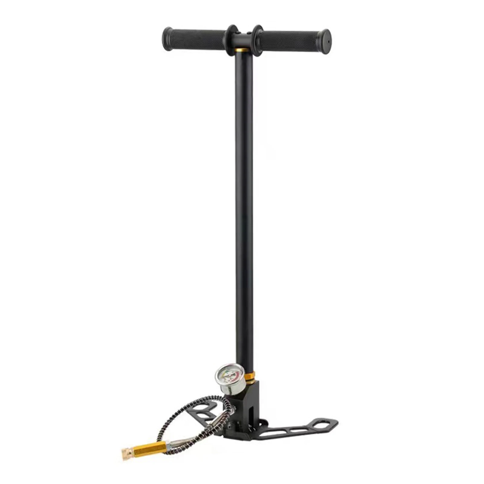 

PCP Folding Water Cooled Manual Pump For Tire Kayak Ball Inflatable Air Gun Filling Stirrup 0-30MPA High Pressure Hand Pump