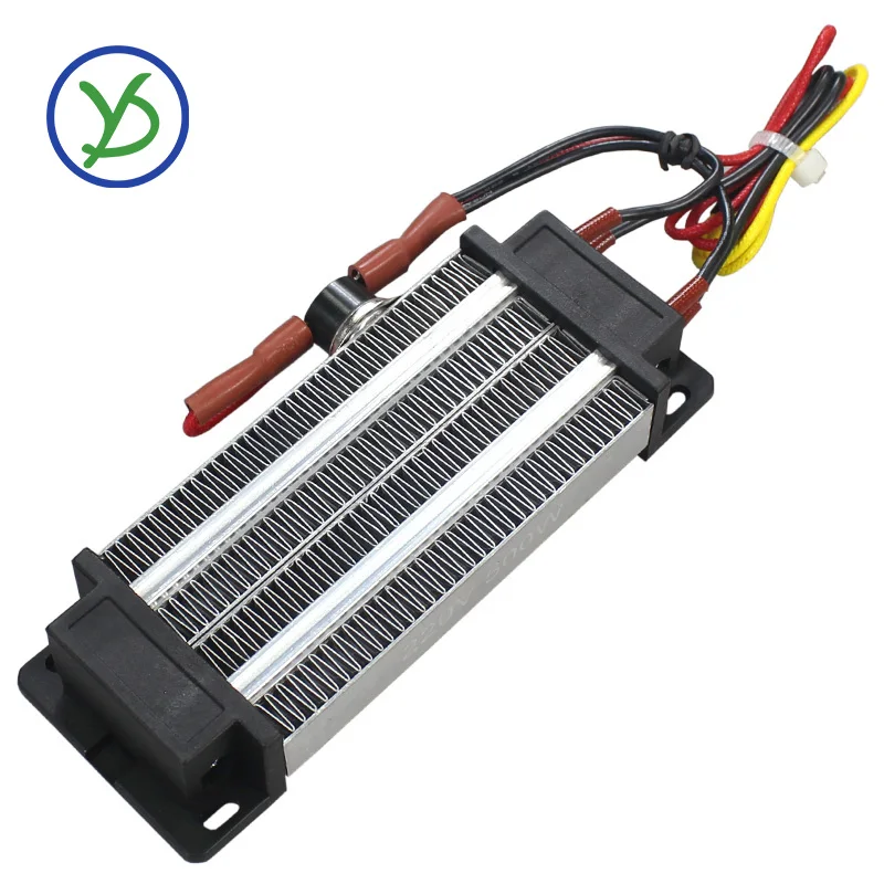 220V 500W Insulated PTC Ceramic Air Heater with Normally Closed Thermostat Protector 96A2 140*50.5*26mm