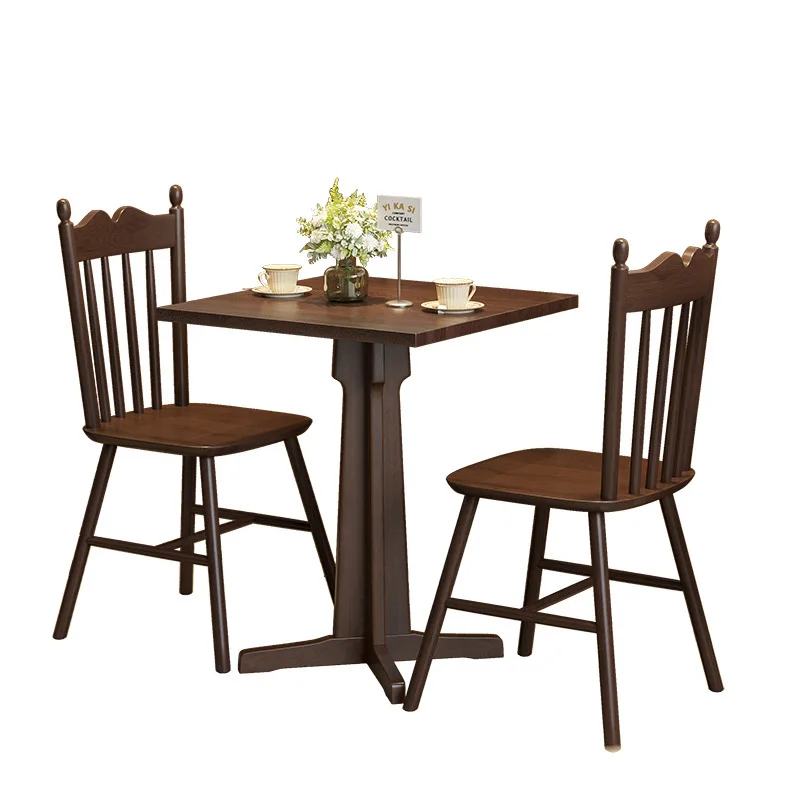 طاولة وكرسي مطعم غربي بتصميم عتيق أمريكي، حلوى المشاهير على الإنترنت، طاولة طعام وكرسي مقهى سول