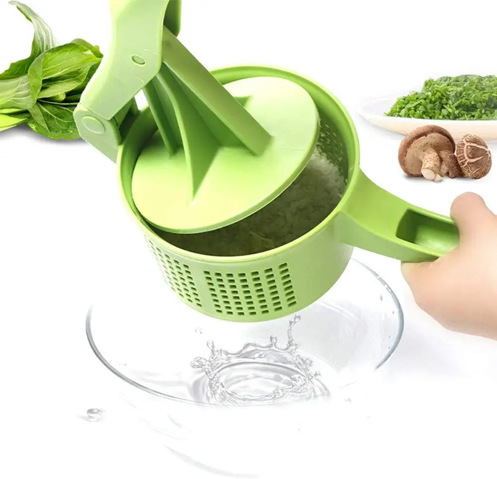 Romote Spinner Vegetable Creative Pressing Vegetable Stuffing Squeezer Fruit Squeezing Tool Hand-Pressure Dehydration Tool