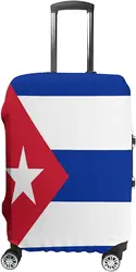 Flag of Cuba Luggage Cover Polyester Suitcase Protector Funny Baggage Case for Travel
