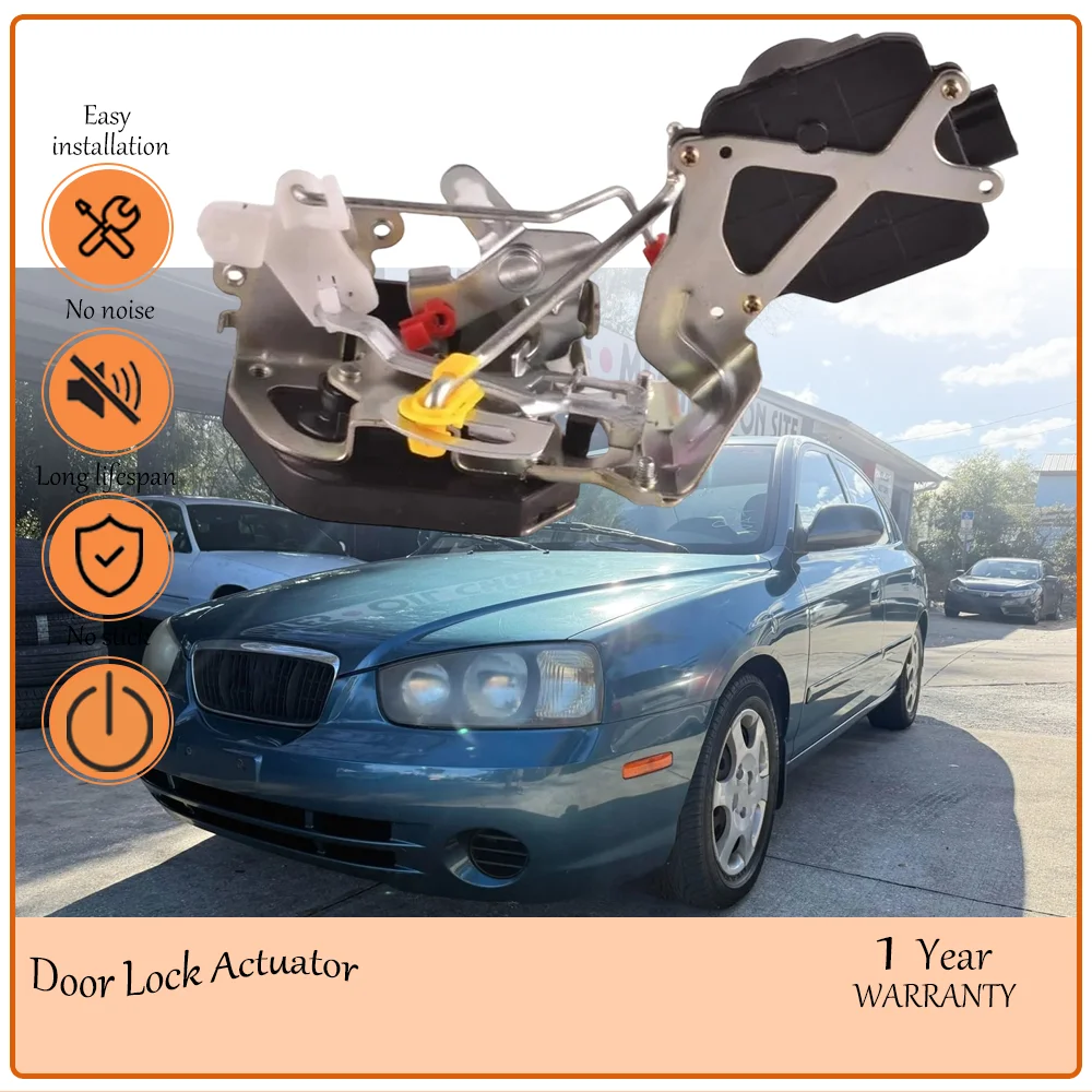 Door Lock Actuator Rear Right for Hyundai Elantra 2001-2002,oem 937-008 937-009 81410-2D010 81420-2D010 Door Lock Actuator Motor