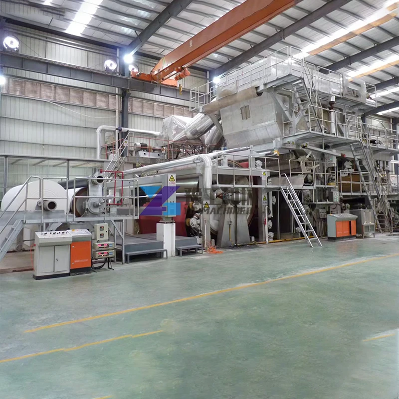 Waste Paper Wood Pulp 787mm Toilet Paper Making Machine Price Tissue Paper Machine Production Line