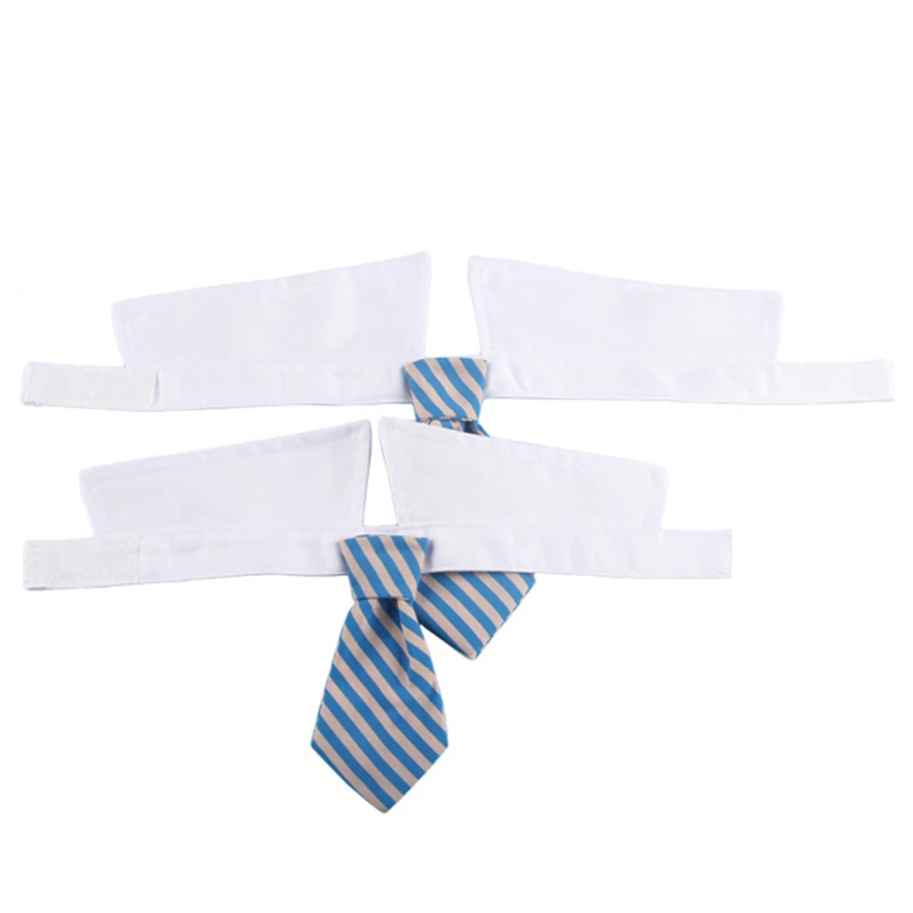 

Pet Necktie Dog Puppy Stripes Adjustable Pet Necktie Print Adjustable Tape Closure Weddings Parties Comfortable Accessories