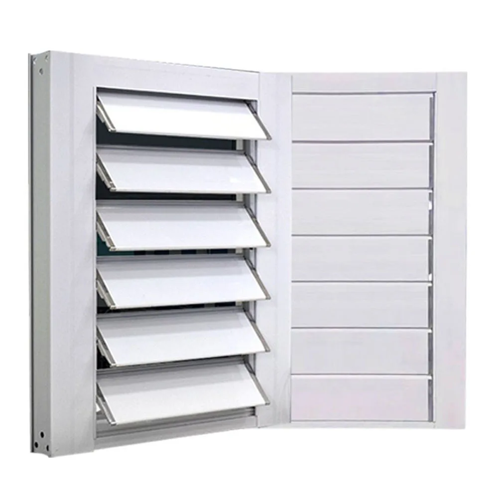 Modern Design All Climate Resistance Intelligent and Manual Industrial Plant Activities Aluminum Alloy Blinds Window