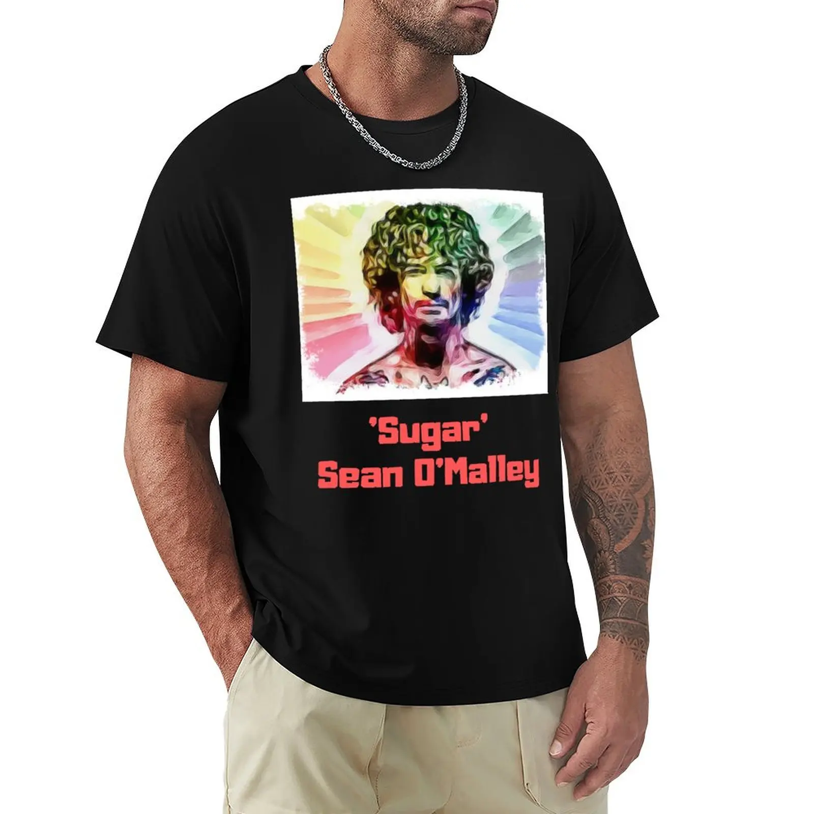 

Sugar' Sean O'Malley Clothing T-Shirt Blouse cotton man t-shirts Anime t-shirt funny t shirts for men
