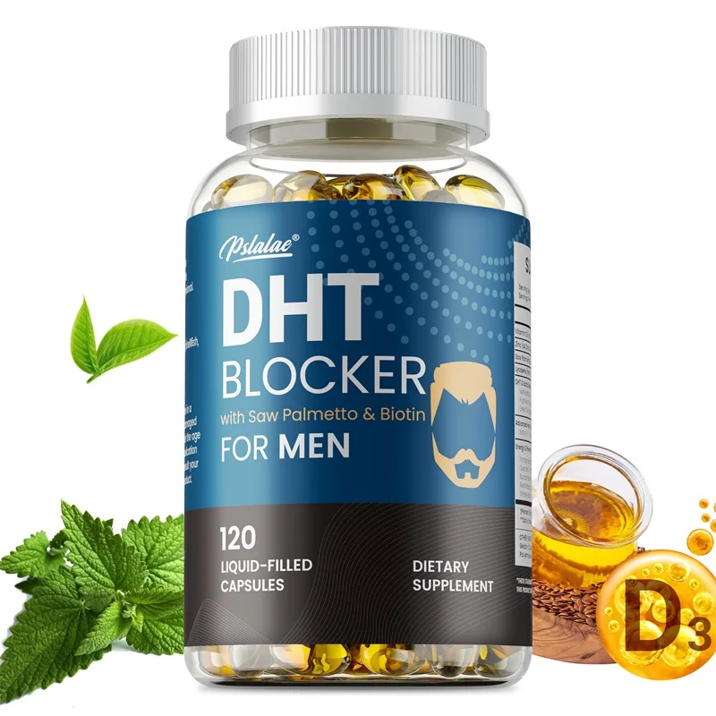 

Premium DHT Blocker Supplement - Contains Biotin and Saw Palmetto - Supports Healthy Hair Growth