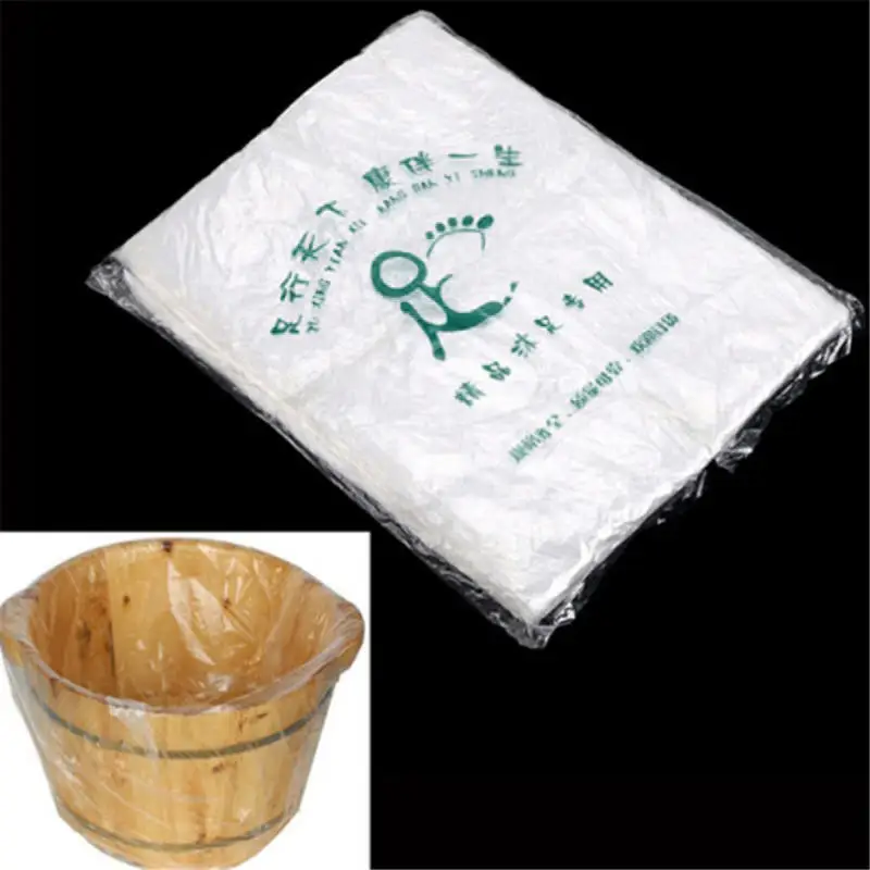 90Pcs 65*54cm Foot Tub Liners Bath Basin Bags for Feet Pedicure Spa Skin Care Detox Heat