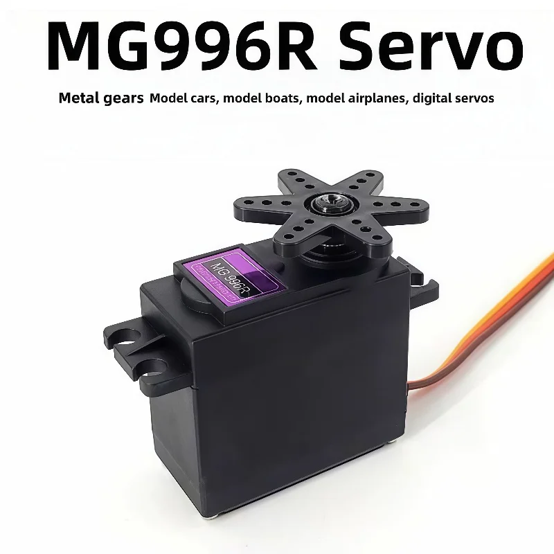 Mg996r servo padrão de metal 180 graus modelo de aeronave digital modelo de carro braço mecânico servo de direção