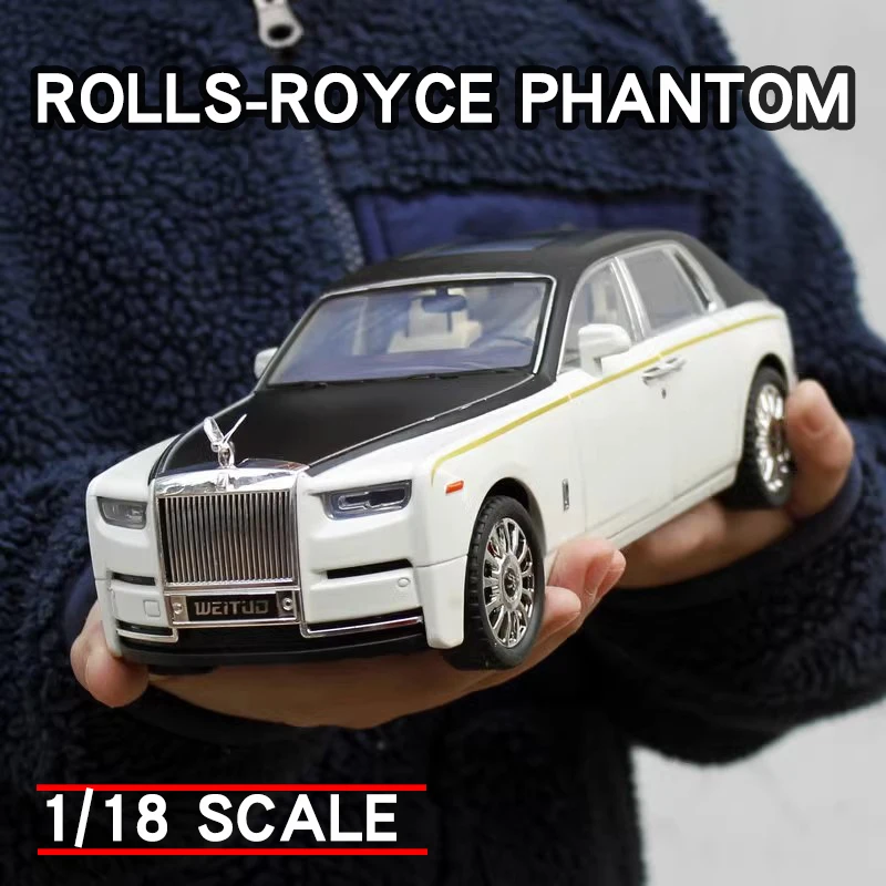 1:18 Rolls Royce Phantom Alloy Luxy Model Car Metal Diecast