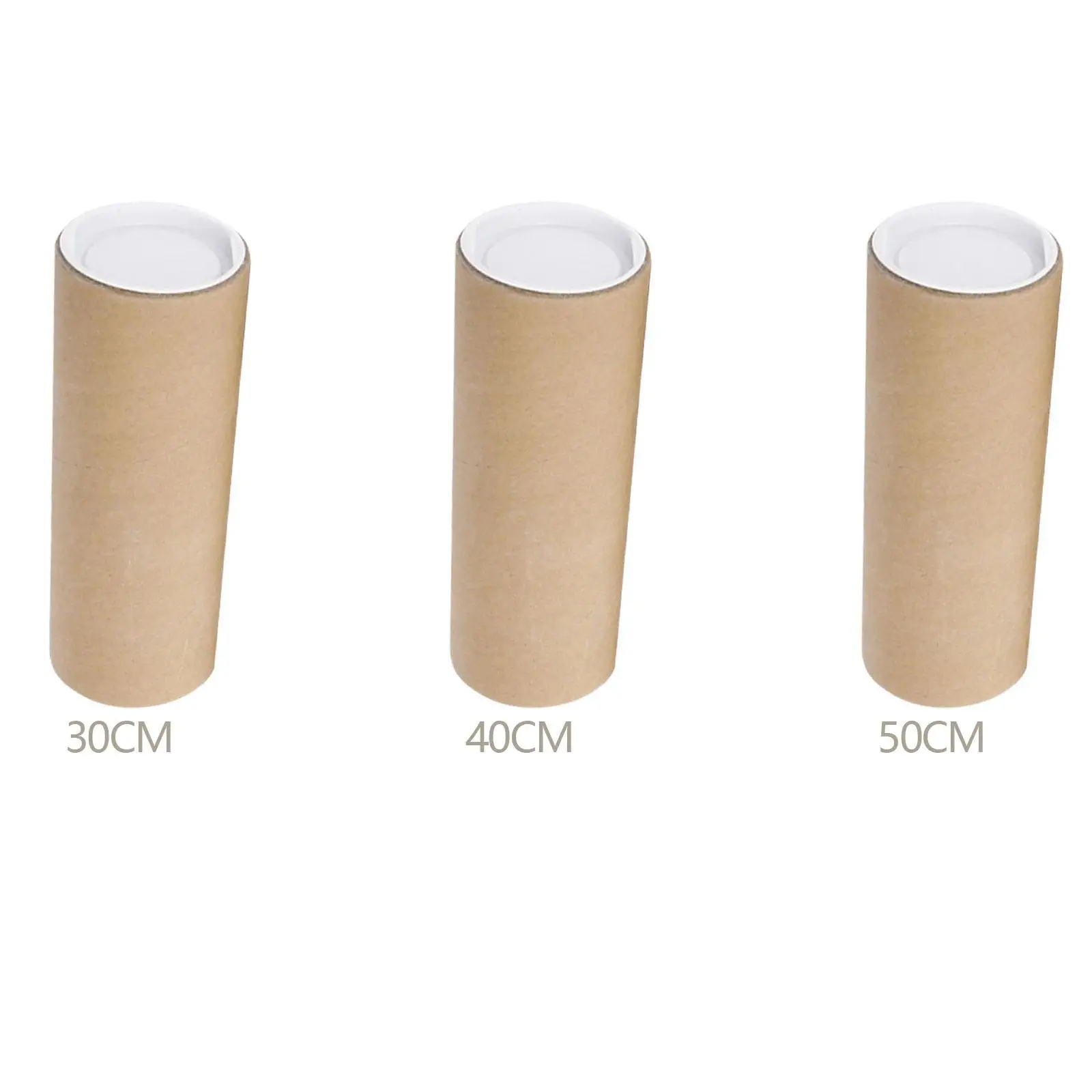 Mailing Tube Portable Poster Tube with End Caps Practical Storage for Documents Artwork and Paintings view 4