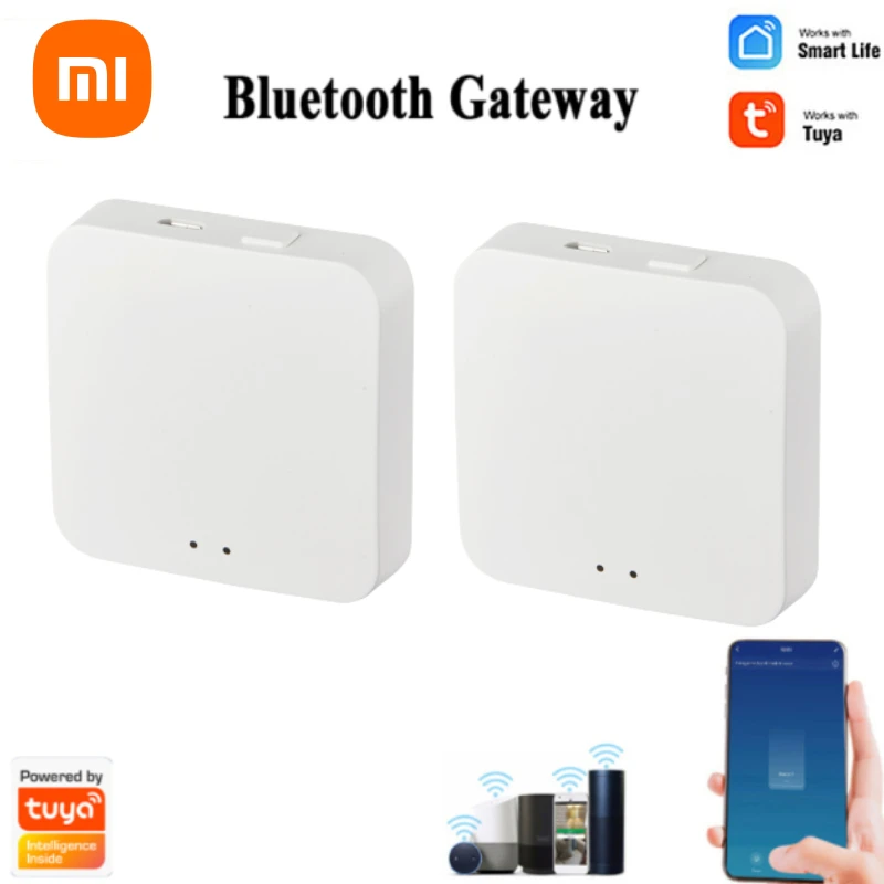 Xiaomi-puerta de enlace inalámbrica multimodo con Bluetooth, Control remoto por aplicación Smart Life, funciona con Alexa y Google Home