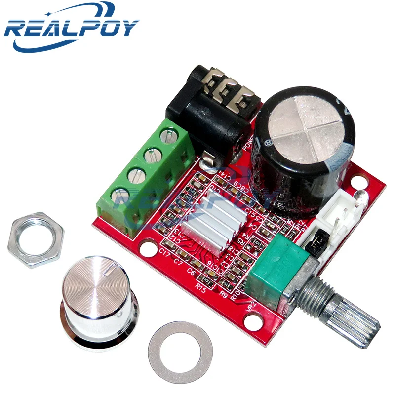 12V Mini Hi-Fi PAM8610 Audio Stereo Amplifier Board 2X10W Dual Channel D Class Lowest Price