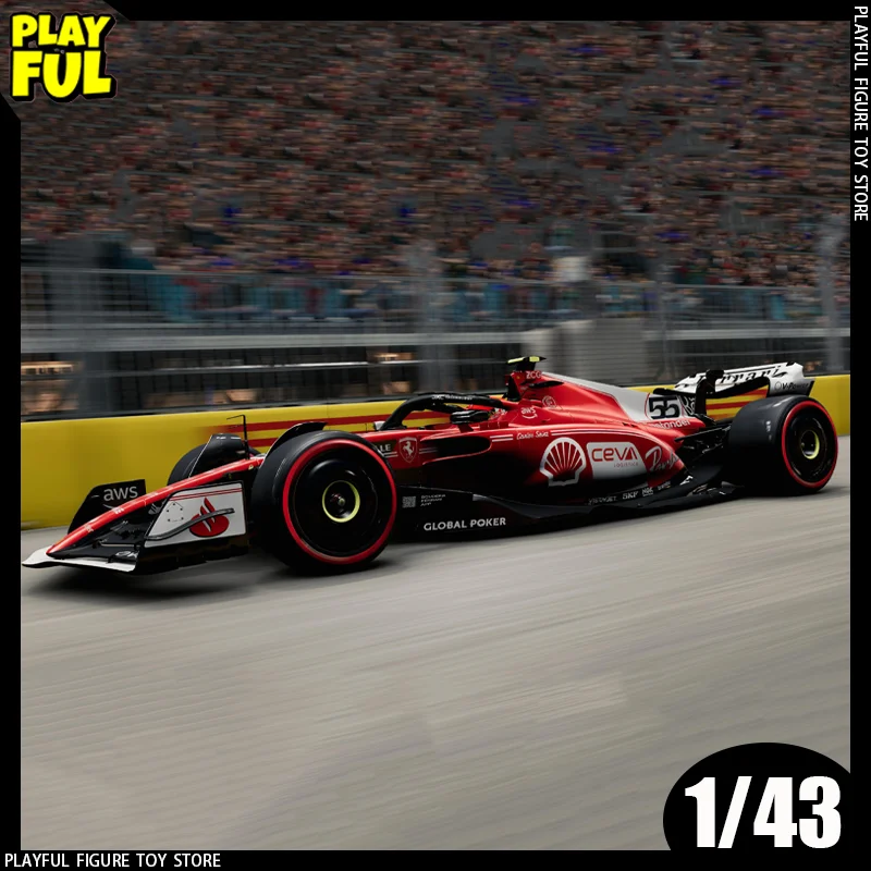 ใหม่ในสต็อกBburago 1:43 Ferrari Sf-23 Las Vegasรุ่นMiniature Diecastรุ่นMonza Livery Ferrari Sf-23 รถของเล่นของขวัญ