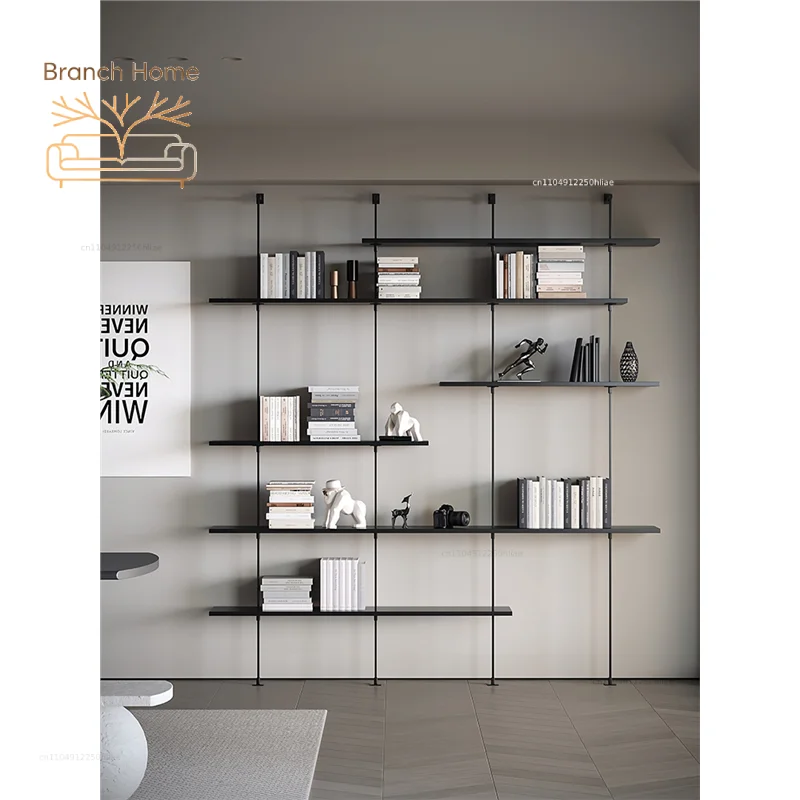 Storage display rack Shelf Display rack Wall multi-layer wall hanging Whole wall storage Minimalist baffle open bookshelf