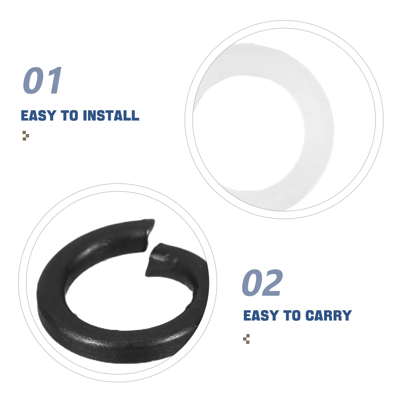 10 أزواج من فواصل الحشية الاحترافية للجيتار، فاصل فواصل ضبط صغيرة #3
