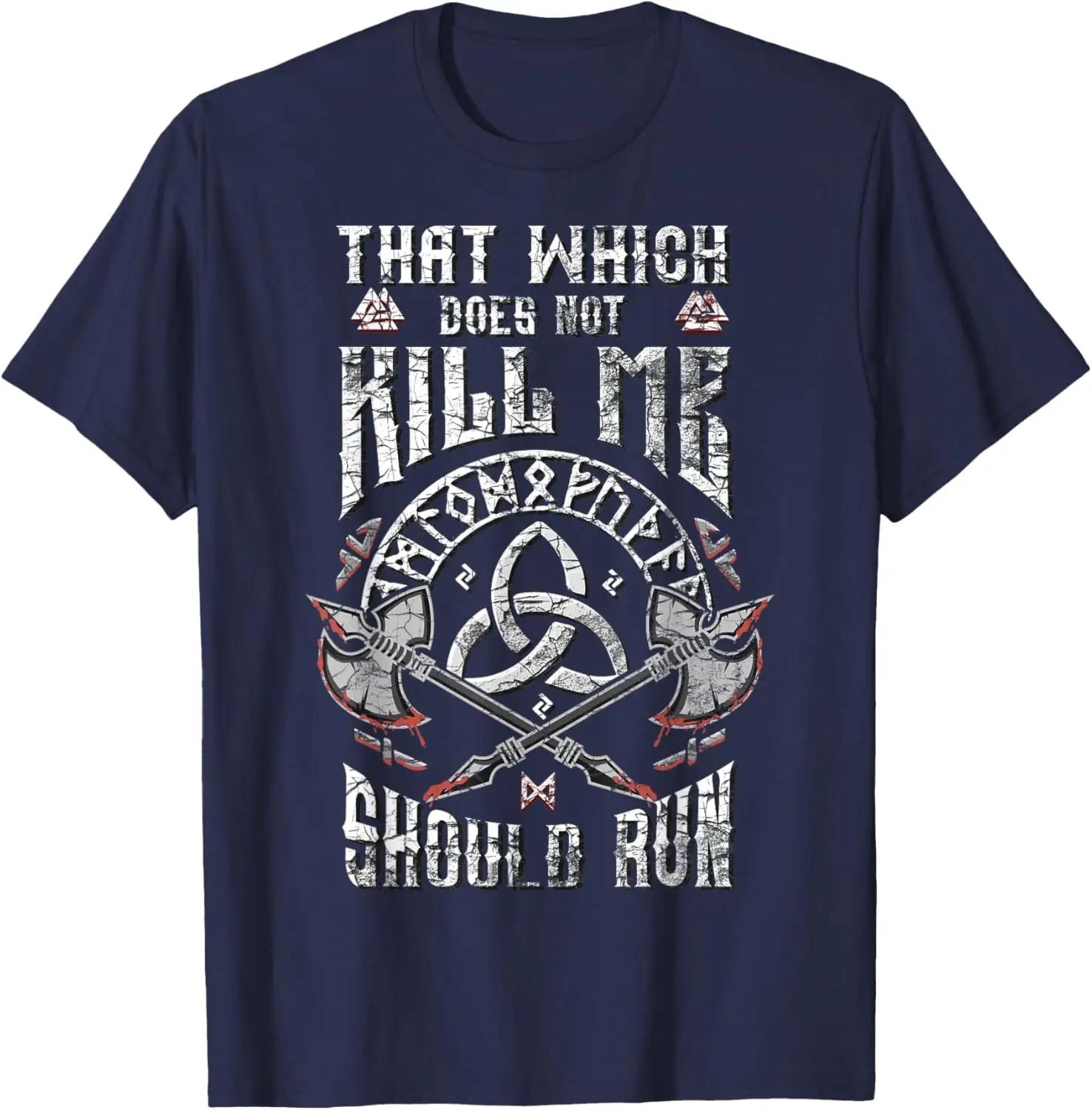 Nordic Warrior Tribe Norse Mythology Valhalla T-Shirt 100% Cotton O-Neck Short Sleeve Summer Casual Mens T-shirt Streetwear