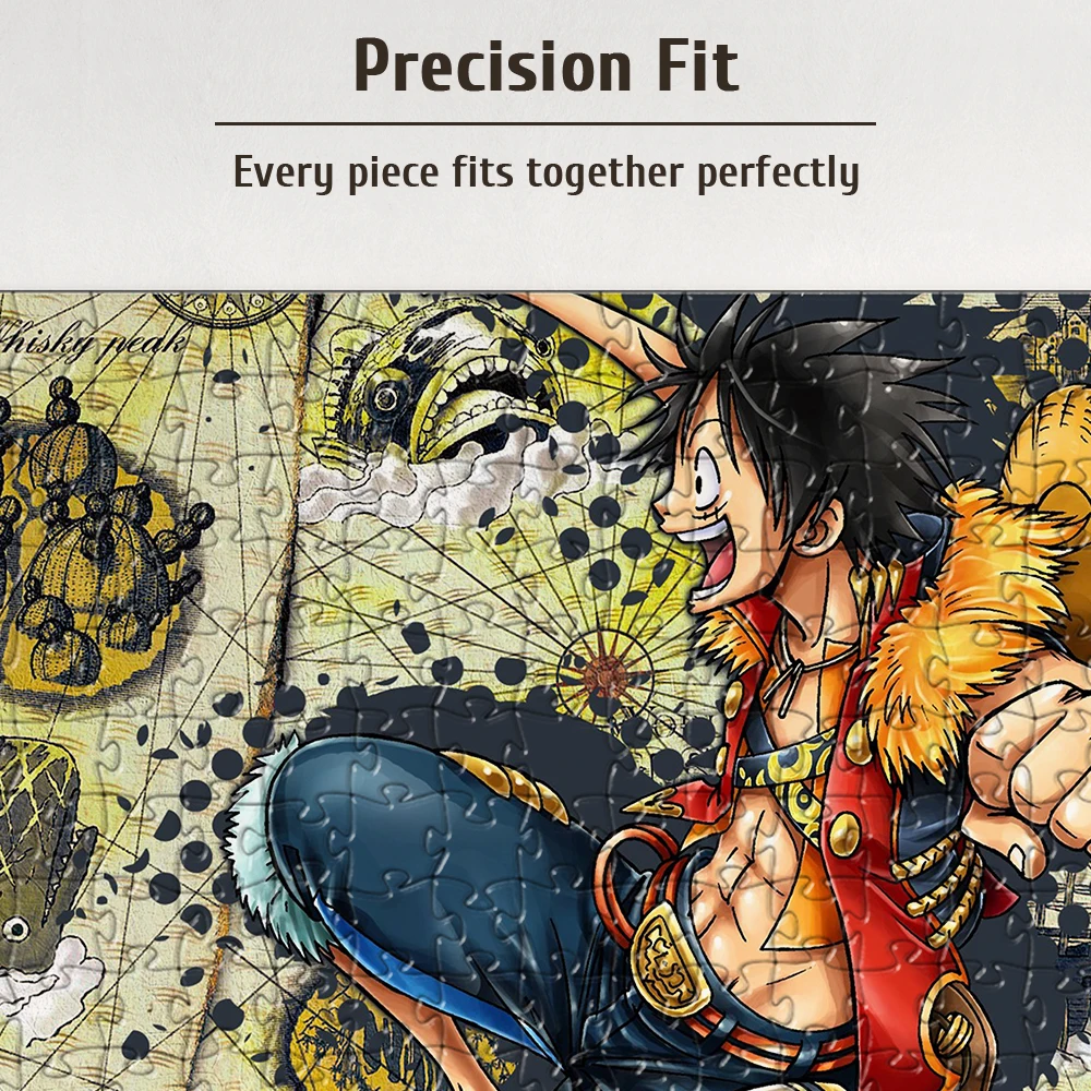 

One Piece All Characters 1000Pcs Wooden Puzzle for Adults, Premium Collectible Anime Gift