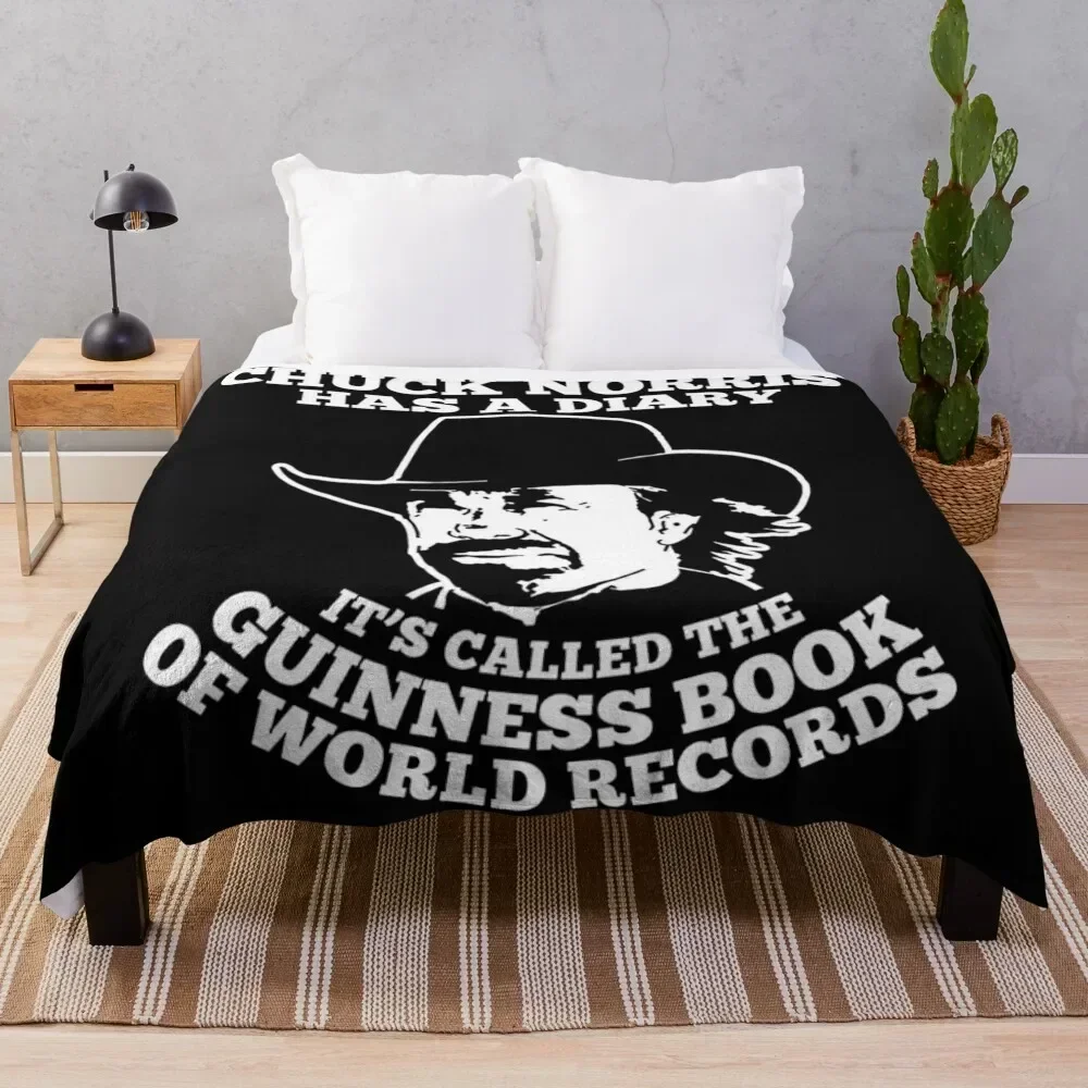 

Chuck Norris Has a Diary Throw Blanket All Weather Soft Throw Blanket for Sofa