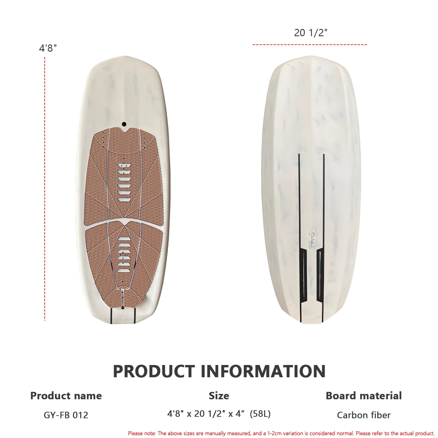 50-120L مخصص من ألياف الكربون - مراجعة Efoil Board Foil Wing Carbon وسعره