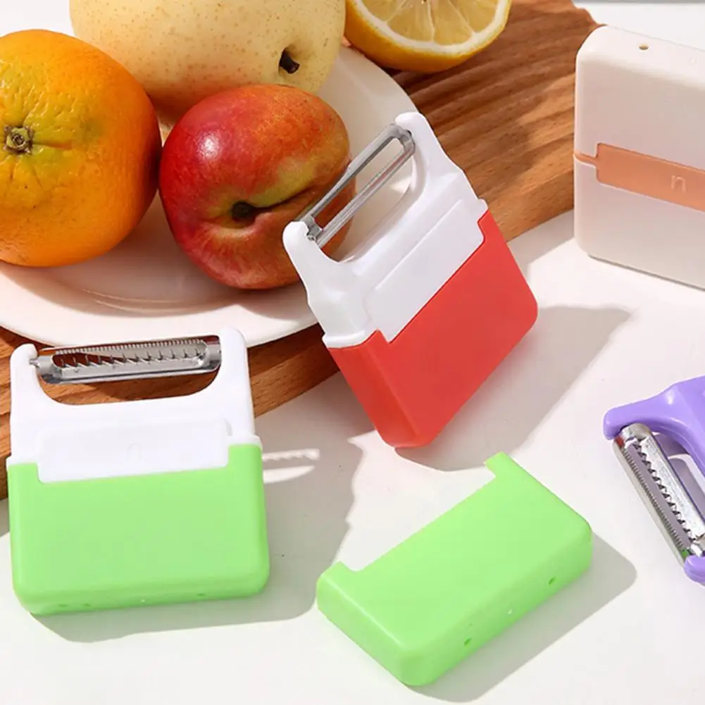 Mini Peeler Portable Portable Kitchen Tool 2 1 Stainless Steel Peeler Grater Mini Swivel Vegetable Cutter Portable for Fruits