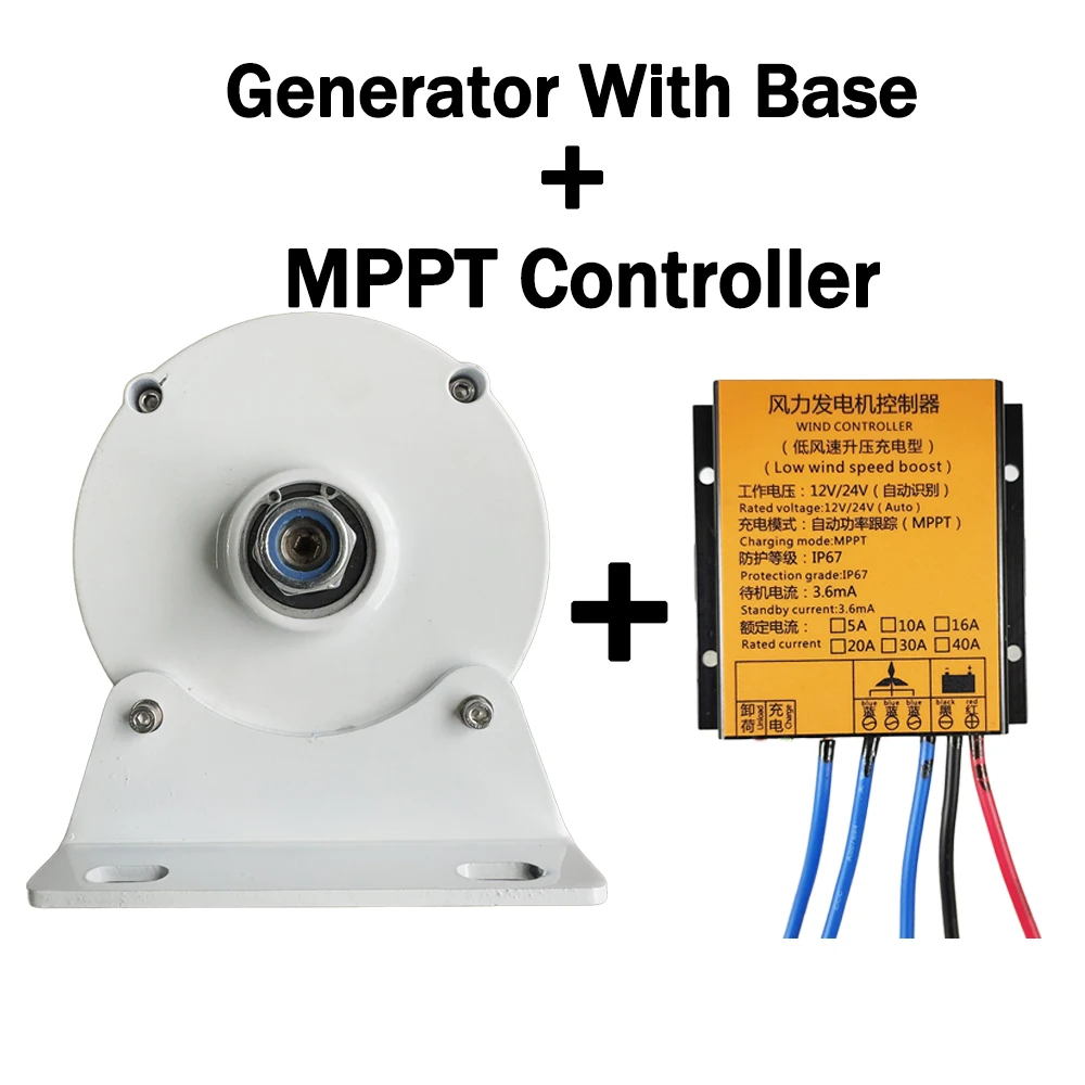 Permanente Magneet Generator 1000W Windturbine Generator 12V 24V 48V PMG Waterturbine Hydro Alternator Gratis Energie Kamperen 1KW - afbeelding 1