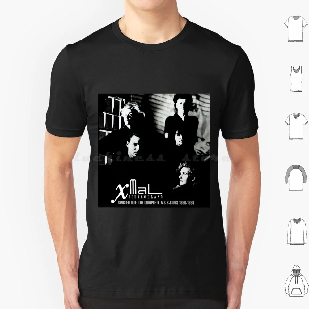 Xmal Deutschland T Shirt Cotton Men Women DIY Print Xmal Deutschland Funny New Hot Music Cartoon Party Night Us Band Electro