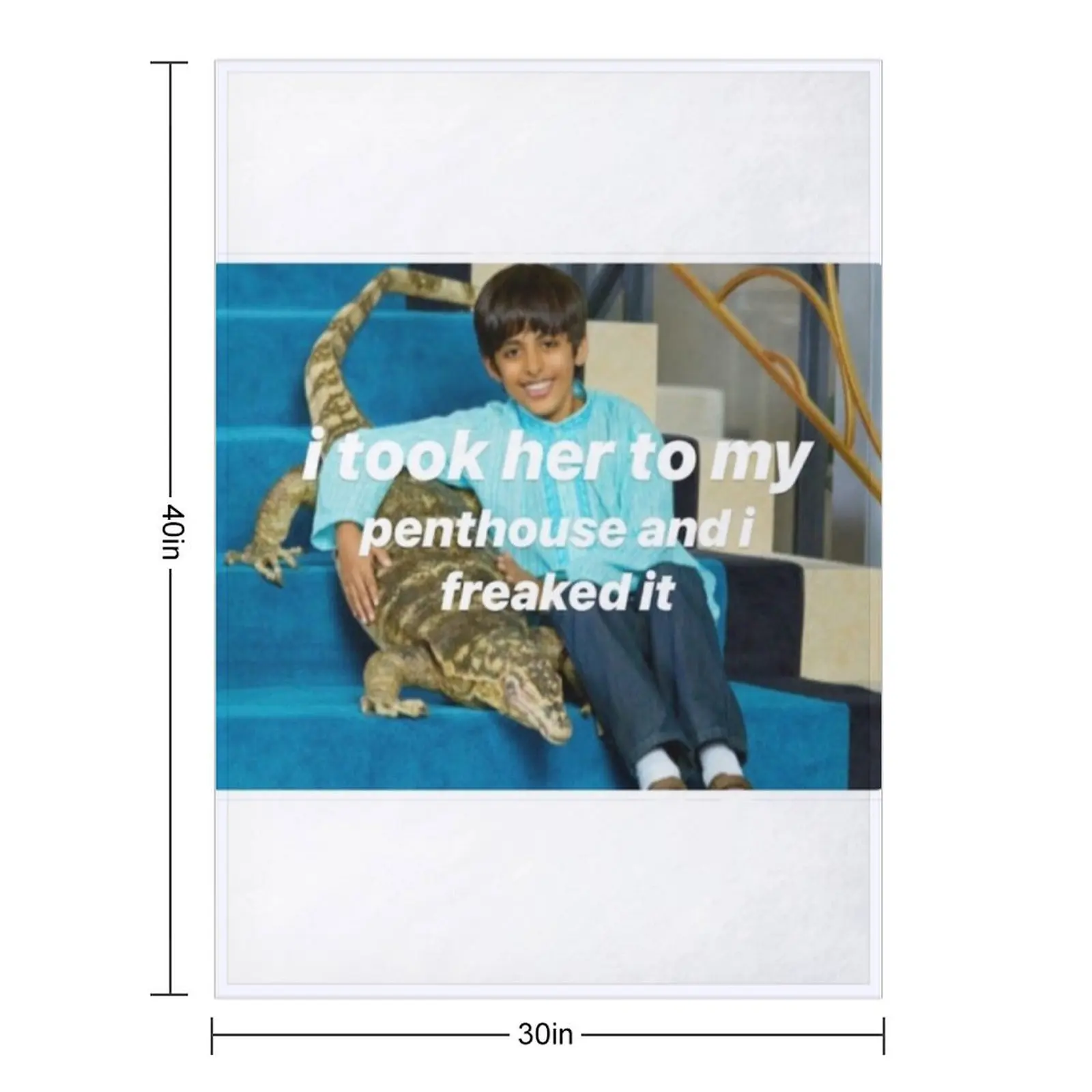 Ravi Freaked it Throw Blanket funny gift Soft Plush Plaid For Baby Designers Sleeping Bag Custom Blankets