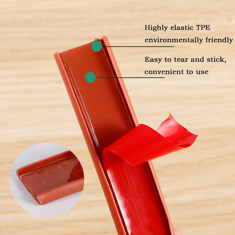 Niebieski, długość: 1/5/10M, szerokość: 0,9~5cm, samoprzylepna listwa ochronna w kształcie litery U z TPE, listwa do samodzielnego montażu na krawędziami mebli.