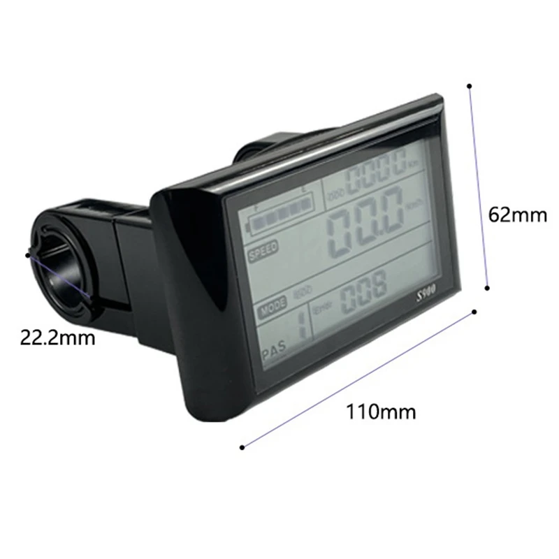 Electric Bicycle Display JN LCD Meter S900 For JN Intelligent Controller 36V48V Ebike Panel Julet