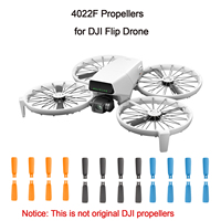 Wtohoby 8pcs/16pcs Replacement Propellers for DJI Flip Drone Quick Release 4022F Blades Quadcopters Camera Drones Accessories