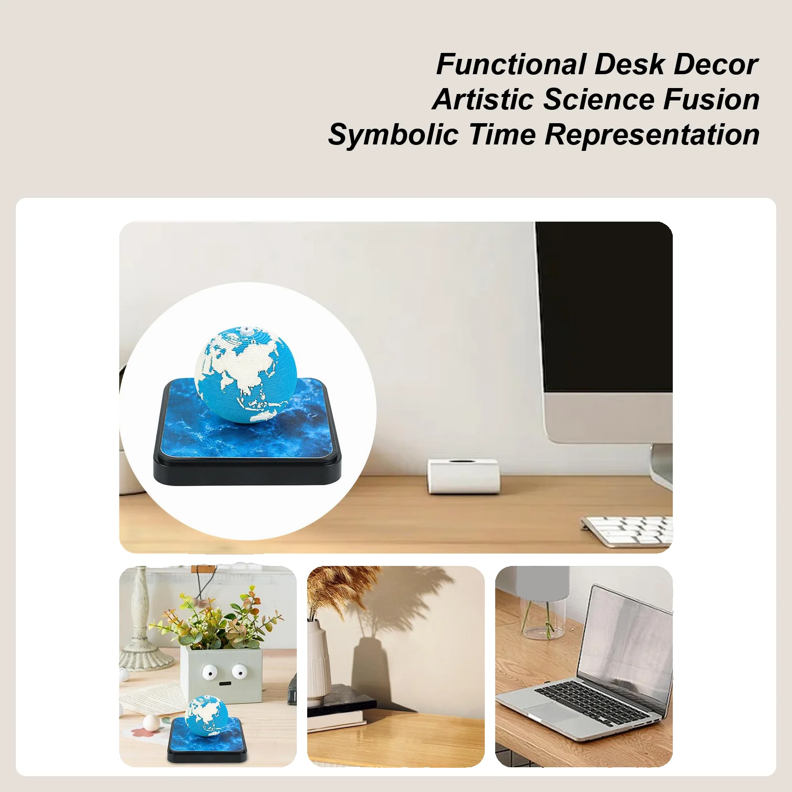 

2026 3D настольный календарь с изображением Земли, ручной отрывной настольный календарь, орнамент, тема Земли, бумажная скульптура, отрывной блокнот, канцелярский календарь