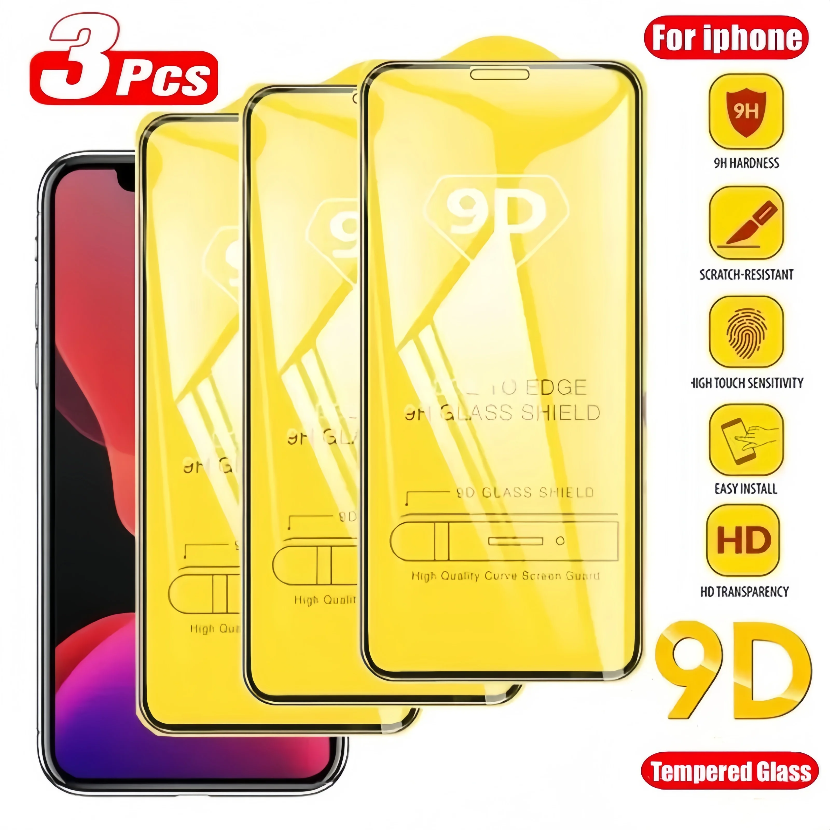 3PCS 9D Screen Prot…