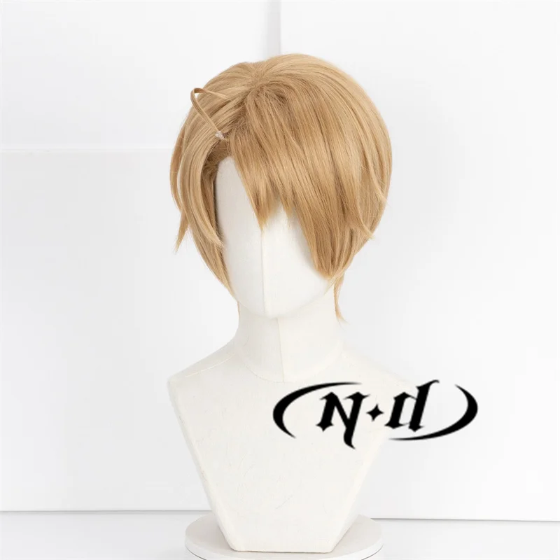 ND Alfred F. Jones Cosplay Wigs Hetalia America Anime Cos Hair Wigs for Costume Theme Comic Con Party Heat Resistant Synthetic