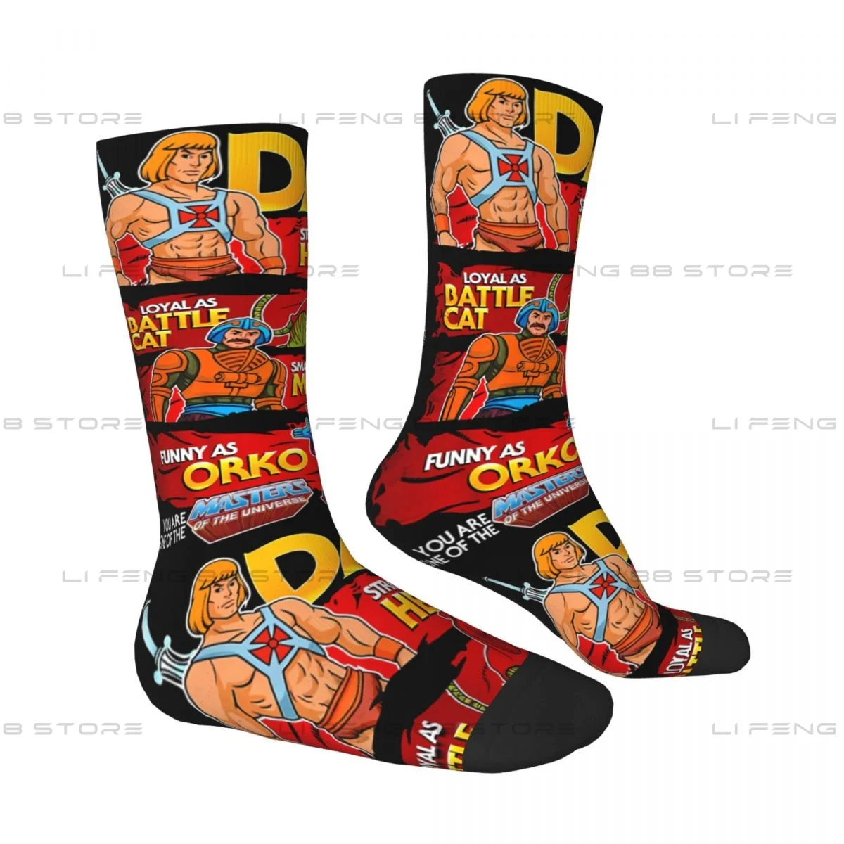 Masters Of The Universe He-Man And The Masters Of The Universe Men Women Socks Cycling Novelty Four Seasons Stockings Gift