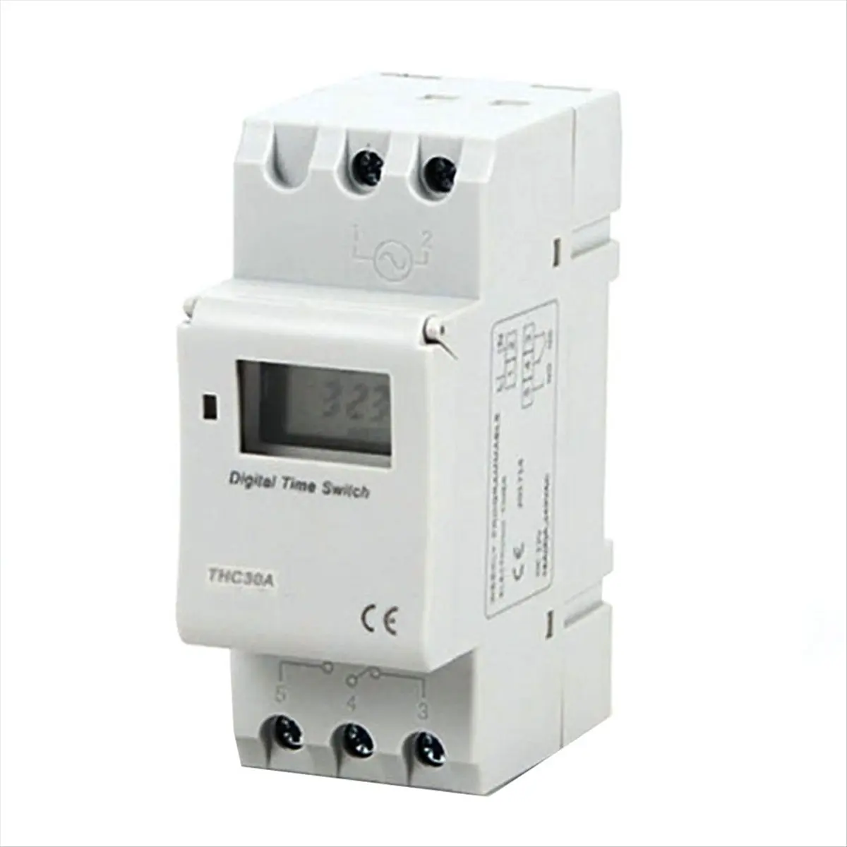 DTD1560~New Type Din Rail 2 Wire Weekly Seven Days Programmable Digital TIME SWITCH Relay Timer Control AC THC 15A 30A 220V 12V