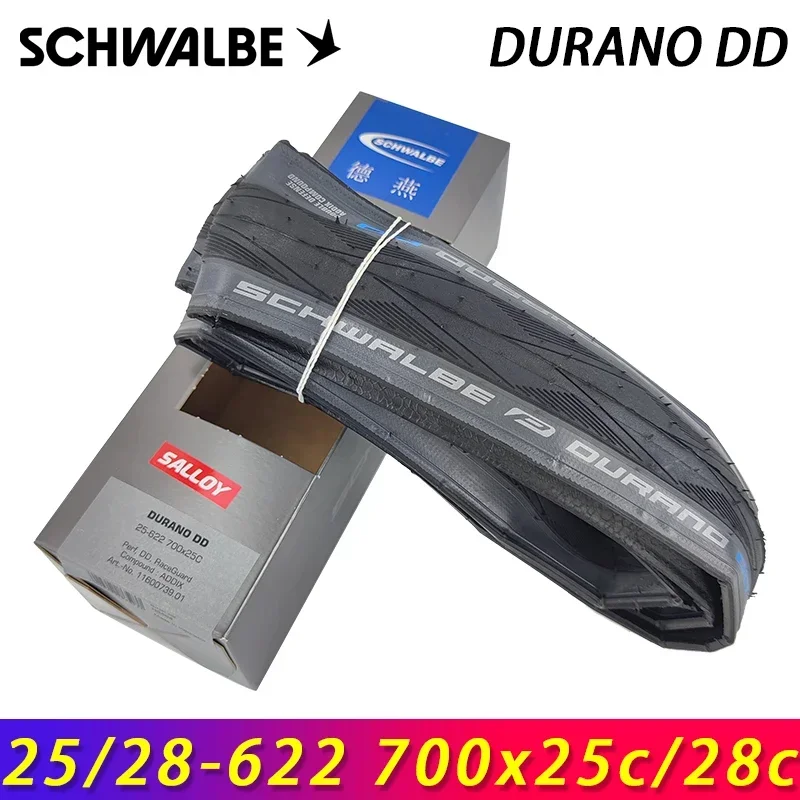 SCHWALBE Original DURANO DD 700x25c 700x28c Folding Tire for Road Bike Training Commuting Bicycle Tire Cycling Parts