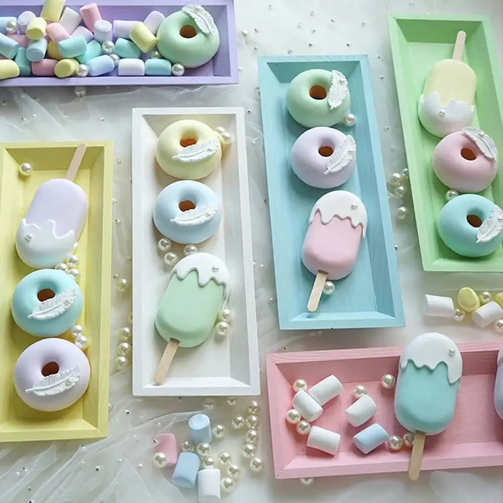 

Artificial Donut Simulation Doughnut Food Props Dessert Cake House Store Shop Cabinet Decor Fake Ice Cream Model