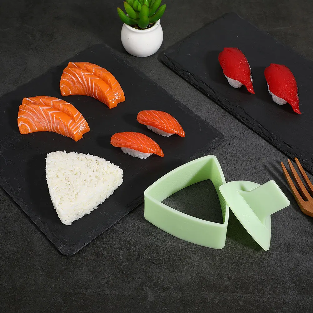 

3Pcs Non-Stick Triangle Rice Ball Makers Onigiri Press Easy Clean Portable Sushi Mold Japanese Kitchen Gadget Rice Shaper