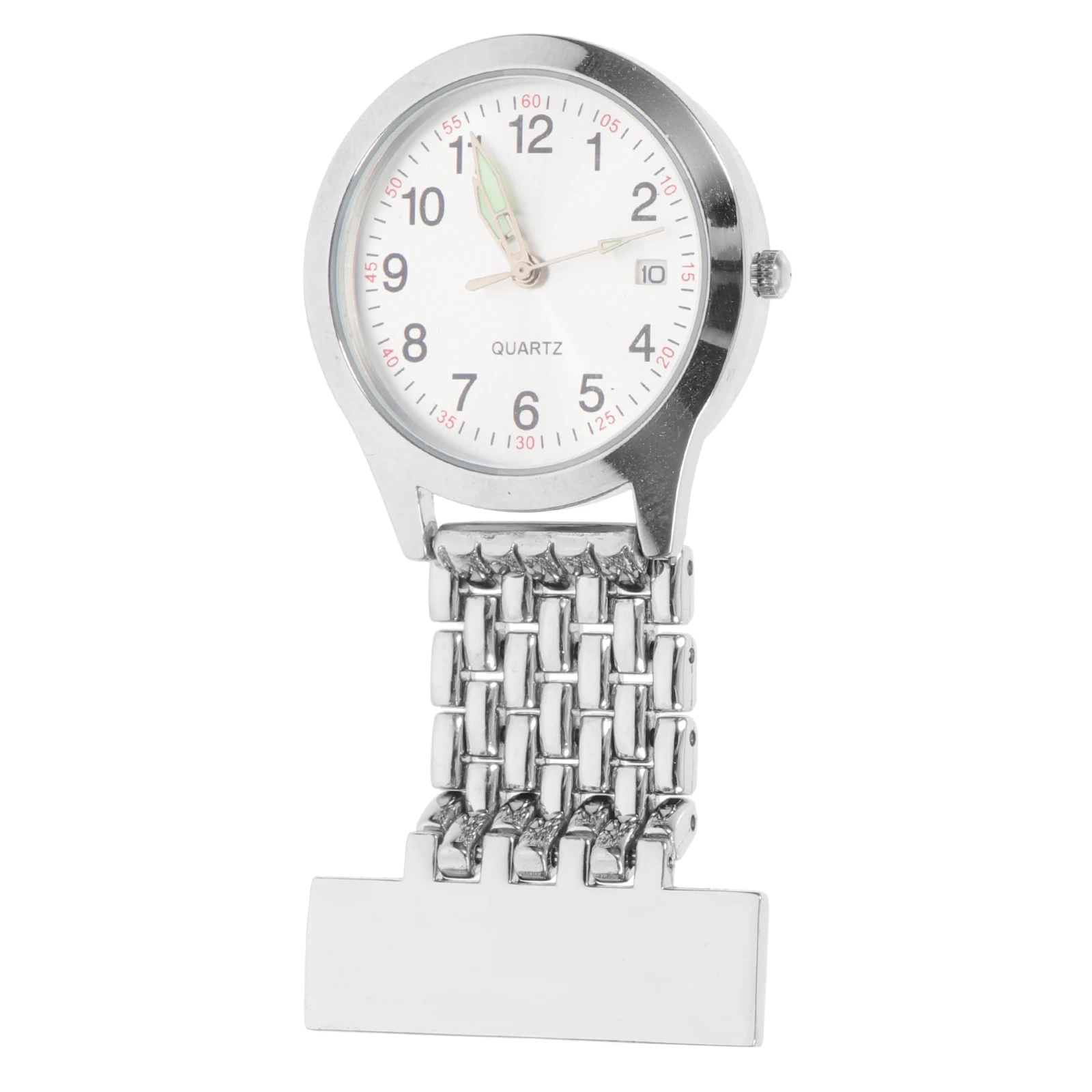 

Digital Display Chest Nurse Simple Medical Student Watches Women Durable Wear-resistant Hook Clip Precise Time Pocket Watch