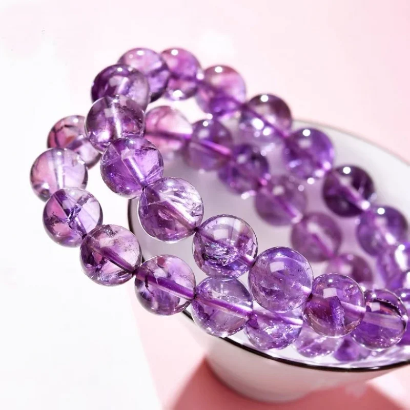 Ore Assestray 12mm Asseth Stone PurpleBracelet for Men and Women