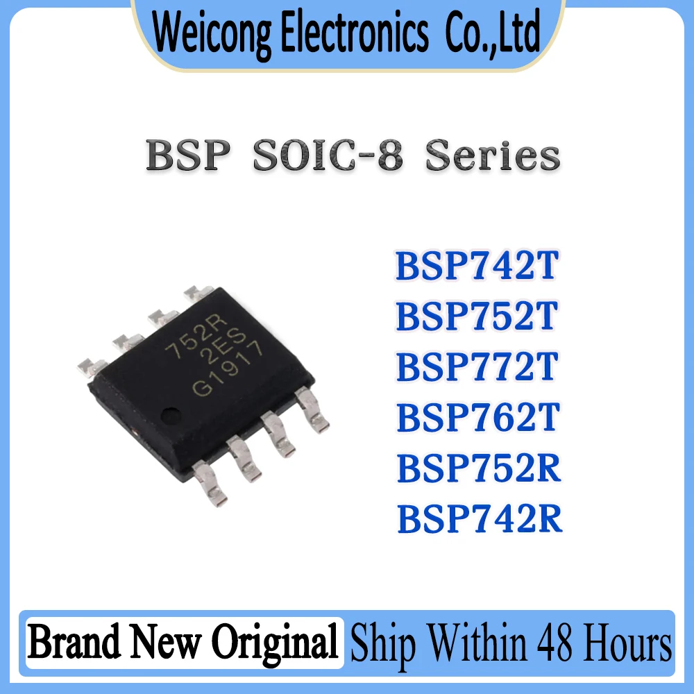 BSP742T BSP752T BSP772T BSP762T BSP752R BSP742R BSP742 BSP752 BSP772 BSP7 BSP Power High Side Switch Automotive Computer Chip