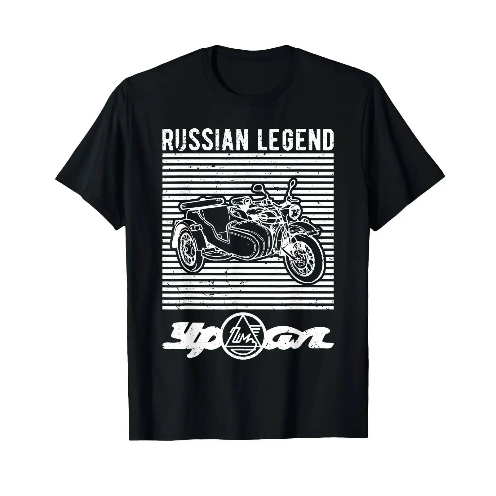 Ural Motorcycle Offroad Motorcyclist T Shirt vintage Washed Stretched Top For Everyday Wear Stylish Breathable Comfortable