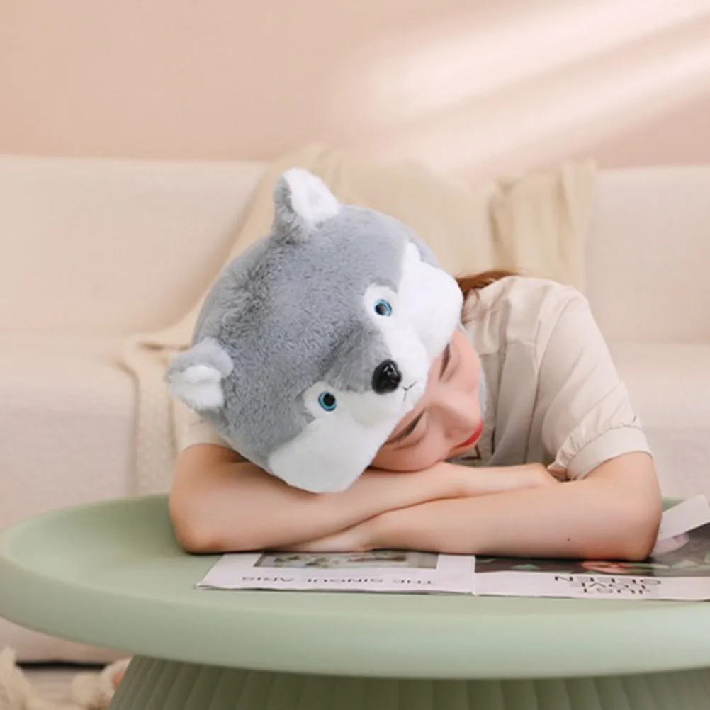 

Husky Headgear Dog Hat Winter Bucket Hats Party Selfie Props Cartoon Animal Costume Adult Cosplay Headwear