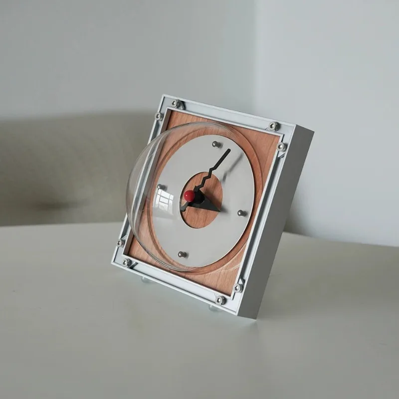 Retro Table Clock Living Room Desk Watch Luxury Bedroom Tabletop Clocks Aesthetic Decorative Silent Wall Watches Home Decoration