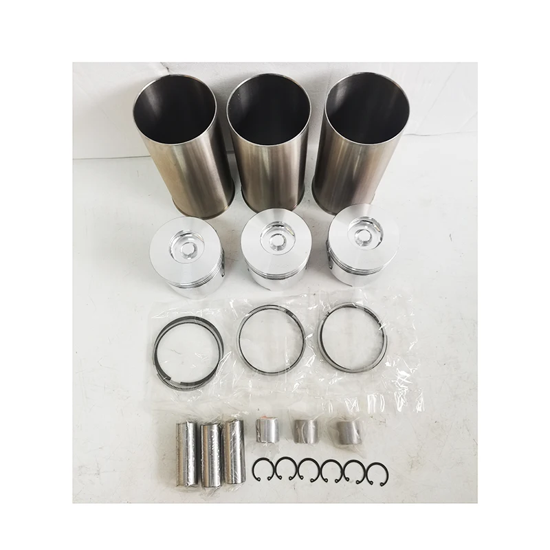 Wholesale Yanmar Excavator Spare Parts 3TNV88 Piston Kit Set For Yanmar Diesel Engine 3TNV88 3TNE88 Cylinder Liner Sleeves