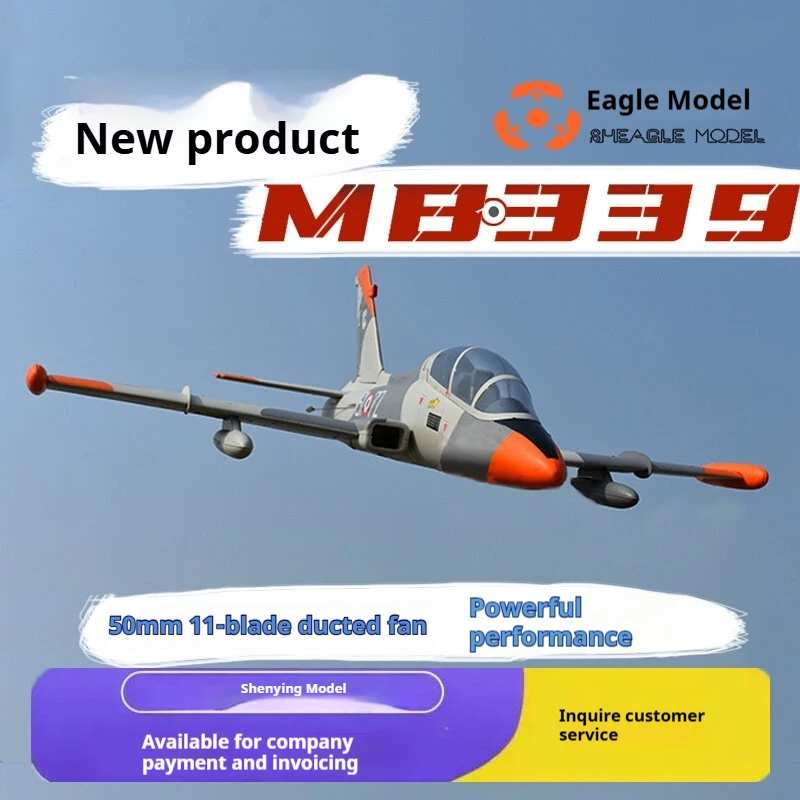 

Радиоуправляемый самолет 8Heagle Model Mb339 с 50-мм импеллером, электрический, для стабильного полета, для любителей активного отдыха на открытом воздухе