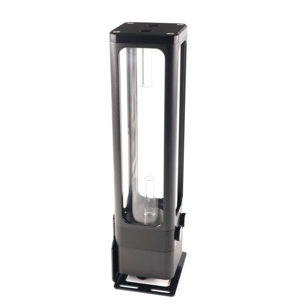 Split Water-cooled Square D5 Glass Water Tank Water Pump Integrated Symphony Black and White 120 240 360mm