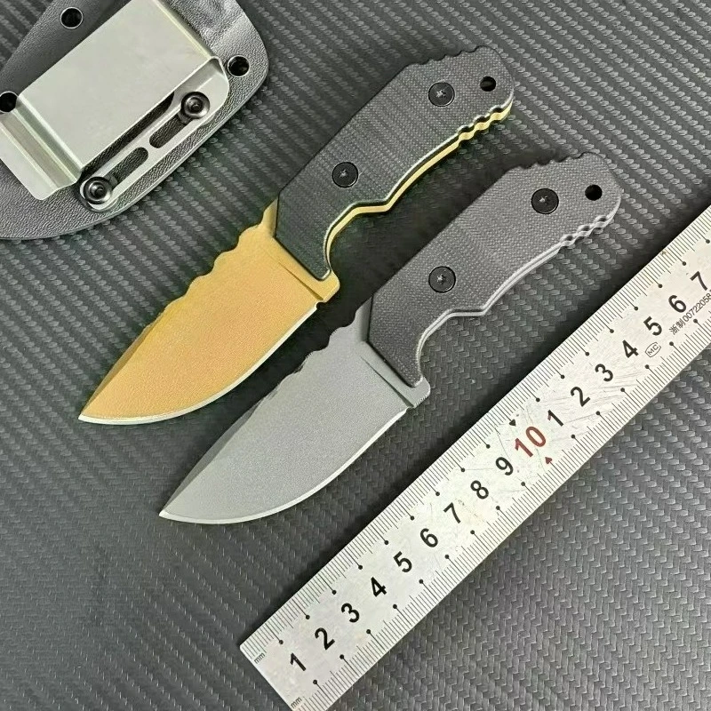 

6364 boke r fixed blade knife with kydex sheath D2 blade edc multitool knives Daily at home outdoor bushcraft tactical knife